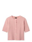Nlfkave Ss Short S Knit Cardigan LMTD Pink