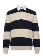 Barstriped Polo GANT Navy