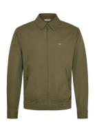 Cotton Twill Jacket GANT Khaki