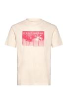 Graphic T-Shirt GANT Cream