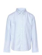 Striped Oxford Shirt Mango Blue