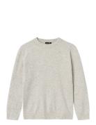 Nlmlodett Ls O-Neck Knit LMTD Cream