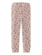 Nmfwang Wool Rib Legging Aop Name It Pink