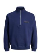 Jornorrebro Emb Sweat High Neck Jnr Jack & J S Navy