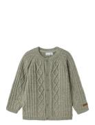 Nmmwrilla Wool Ls Knit Card Name It Green