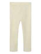Nmnnalu Rib Wo/Mo Slim Legging Lil Lil'Atelier Cream