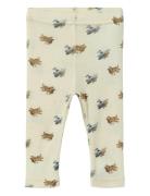 Nbmnalu Wo/Mo Slim Legging Lil Noos Lil'Atelier Cream