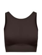 Onpjaia Life Un Sl Seam Short Top Noos Only Play Brown