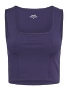 Edge Crop Top Casall Navy