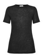 Rwamina Ss Regular T-Shirt Rosemunde Black