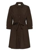 Kavera Dress Kaffe Brown