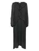 Slharietta Maxi Dress Soaked In Luxury Black