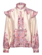 Reno Ruby Ruffle Blouse Noella Pink