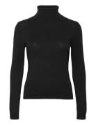 Vmglory Ls Rollneck Blouse Vero Moda Black