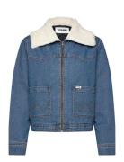 Sherpa Lined Jacket Wrangler Blue