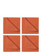 Robert Napkin 4-Pack LINUM Orange