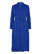 Long-Sleeve Georgette Midi Dress Lauren Ralph Lauren Blue