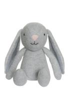 Teddy Baby, Organic Rabbit, Knitted Teddykompaniet Grey