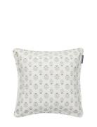 Floral Printed Organic Cotton Pillow Cover Lexington Home White