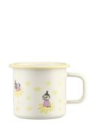 Moomin Enamel Mug Flowers 3,7Dl Muurla Yellow