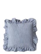 Frill Cushion Stripe Mimou Blue