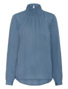 Trine Blouse Kaffe Blue