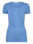 Rmwbalta Modal Ss T-Shirt RM By Rosemunde Blue