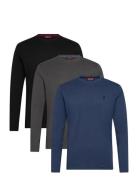 Jack Reg Ls 3Pk Mcs M Tee MCS Black