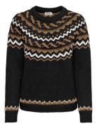 Onlisle Life Ls O-Neck Cc Knt ONLY Black