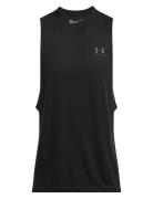 Ua Left Chest Cut Off Tank Under Armour Black