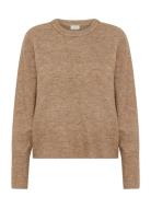 Kaniel Crew Neck Pullover Kaffe Beige