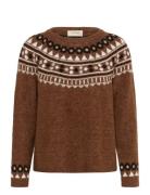 Crcherrie Pullover Cream Brown