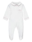 Baby-Neck Pyjamas With Pocket Mango White