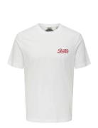 Onspepsi Life Reg Ss Lic Tee ONLY & SONS White