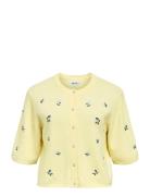Objthess 3/4 Sleeve Cardigan Rep Object Yellow
