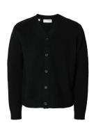 Slhcody Ls Knit Relaxed Cardigan Noos Selected Black