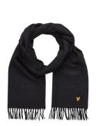 Plain Lambswool Scarf Lyle & Scott Black