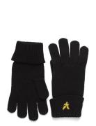 Cotton Merino Gloves Lyle & Scott Black