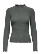 Onlemma L/S High Neck Top Noos Jrs ONLY Grey