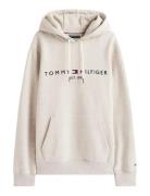 Tommy Logo Hoody Tommy Hilfiger Cream