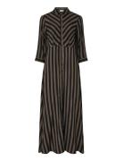 Yassavanna Long Shirt Dress S. Noos YAS Brown