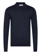 Ecovero L/S Polo Lindbergh Navy