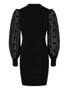 Yasdotme Ls Knit Dress S. Noos YAS Black