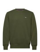 Reg Shield Cneck Sweat GANT Khaki