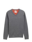 Basic V-Neck Knit Tom Tailor Grey