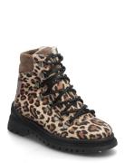 Boots - Flat - With Lace And Zip ANGULUS Brown