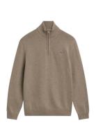 Casual Cotton Half Zip GANT Cream