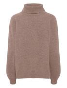 Manzigz Wool Rollneck Noos Gestuz Brown