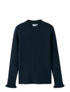 Nkfvianna Ls Slim Knit Name It Navy