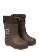 Winter Wellies - Glitter Mikk-line Brown
